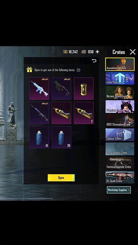 best time to open crate in bgmi